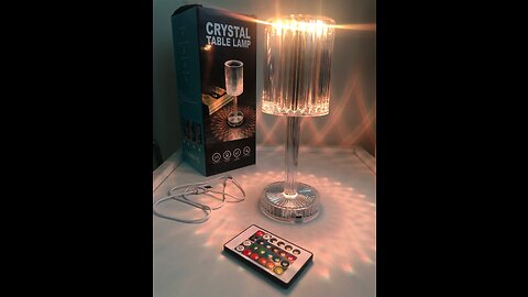 Elegance Illuminated: Crystal Table Lamp Unboxing & Review