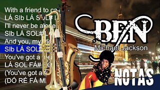 Ben - Michael Jackson - Cifra melódica (C, Eb e Bb)