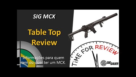 Table Top Review - Sig Sauer MCX .177 Pellet Rifle