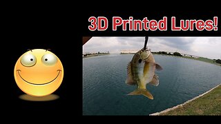 3D Printed Saltwater Lure Works For Freshwater, Too! #ultralightfishing #3dprinter #fishing