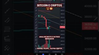 E O BITCOIN E AS CRIPTOS? CUMÉ QUE ESTÃO??? ANÁLISE GRÁFICA 25/01/2022