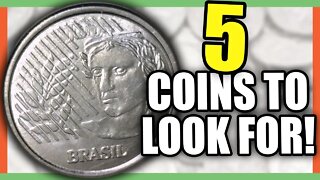 5 COINS WORTH MONEY TO LOOK FOR - RARE COINS TO COLLECT