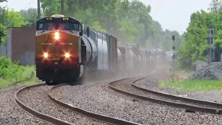 CSX M364 Manifest Mixed Freight Train From Berea, Ohio July 9, 2022