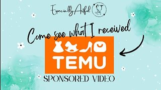 TEMU Sponsored video