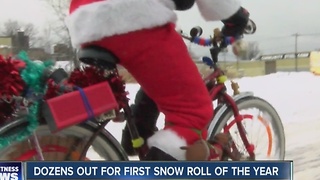 Dozens out for first Snow Roll of the year