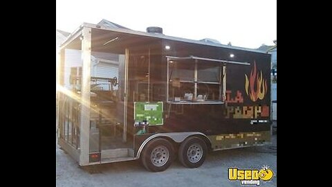 2018 - 8.5' x 16' Commercial Kitchen Trailer | Food Vending Trailer with 5' Porch for Sale in Ohio