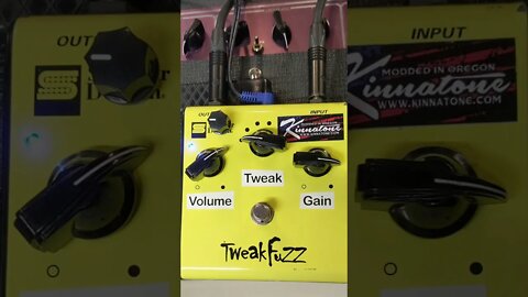 Kinnatone Germanium Tweak Face mod for Seymour Duncan Tweak Fuzz.