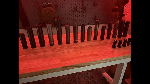 15 suppressors which one is the best? In this video will be looking at back pressure specifically.