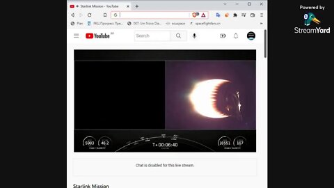 LANÇAMENTO DO FALCON 9 B1058.14 STARLINK 4-2/ BLUEWALKER