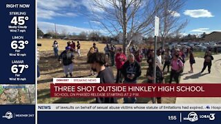 2 p.m. update: 3 injured in shooting in Hinkley High School parking lot, Aurora police say