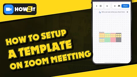 How to set up templates in Zoom