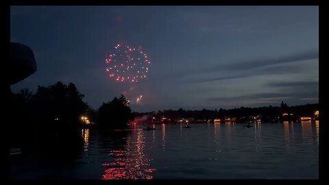 Fireworks July 4th 2022 Newton Lake PA