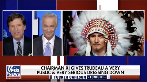 Tucker Carlson and Trace Gallagher mock Trudeau after he was scolded by Chinese President Xi