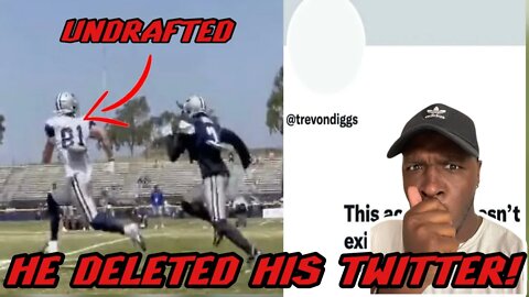 TREVON DIGGS DELETED TWITTER AFTER THIS HAPPENED!