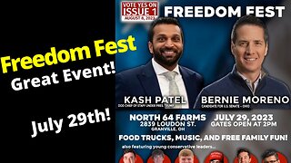 FREEDOM FEST July 29th! Starts 2pm