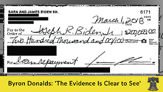 Byron Donalds: 'The Evidence Is Clear to See'