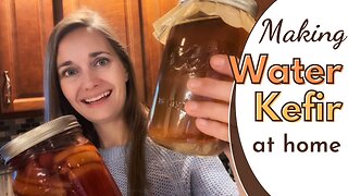 My Favorite Probiotic Drink - How to Make Water Kefir at Home
