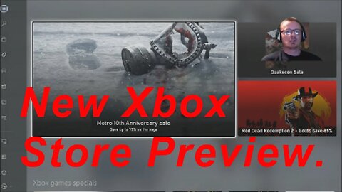 New Xbox Store Preview.