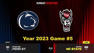 CFB 24 Penn State Nittany Lions Vs NC State Wolfpack Year 2023