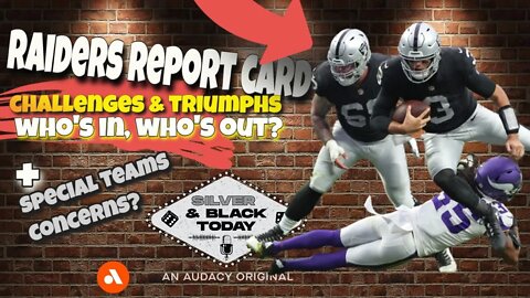 Raiders: Who's In, Who's Out + Special Teams Troubles & Leave Darren Waller Alone!
