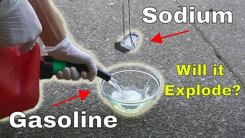 What If You Drop Sodium In Gasoline? Will It Explode?
