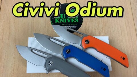 Civivi Odium Ferrum Forge design/includes disassembly/ small,lightweight and budget friendly