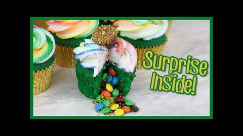 CopyCat Recipes St Patrick's Day Surprise Cupcakes cooking recipe food recipe Healthy recipes