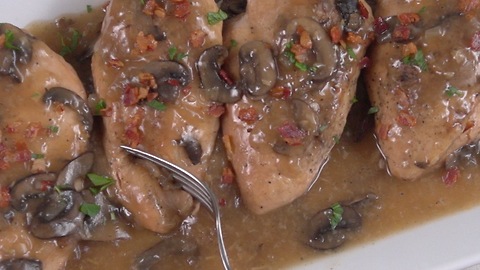 Slow cooker chicken Marsala