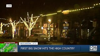 Flagstaff gets snow Thursday night as part of winter storm