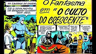 O FANTASMA E O CULTO DO CRESCENTE #comics #gibi #quadrinhos #historieta #bandadesenhada