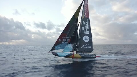 UPDATED: Leg 2, Report #7 The Ocean Race is Nearing Cape Town and the Fleet is Closing Up.