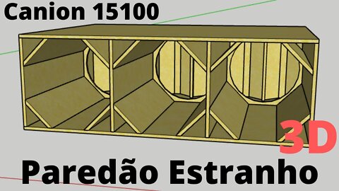 Desdenhando Caixa Canion 15100 - Paredão Estranho