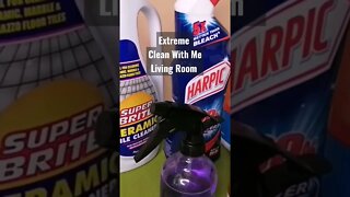 Extreme Clean With Me / Cleaning Motivation, Living Room #cleaningmotivation