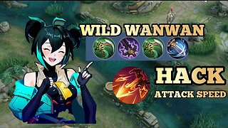 WANWAN BRUTAL DAMAGE ATTACK SPEED HACK YOU WILL BE SHOCKED TOP 1 GLOBAL~ MOBILE LEGENDS BANG BANG