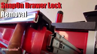 SnapOn Toolbox plastic drawer lock removal/ replacement | AnthonyJ350