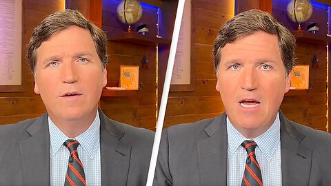 Tucker Carlson initial footage following his termination from Fox News