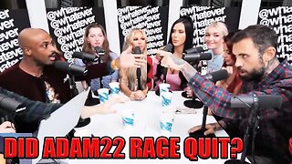 Adam22 Walks Off Of @whatever Podcast After Heated Debate! @TheRealMTR Reaction