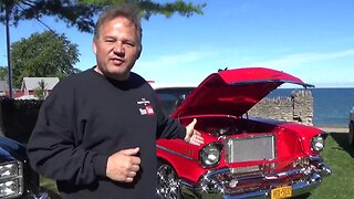 Olcott Beach Car show 2019 Over 1,000 Cars Pulling in