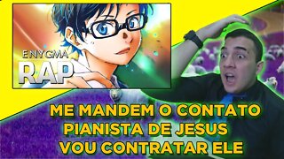 PASTOR REACT Rap do Arima Kousei (Shigatsu wa Kimi no Uso) | Mentira em Abril | Enygma 86