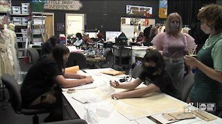 Pinellas high school makes costumes in house