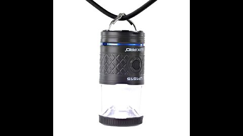 LUXPRO Rechargeable Dual-Power 1100 Lumen LED Lantern for Up to 150 Hours of Use - Camping Lant...