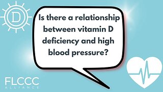 Is there a relationship between vitamin D deficiency and high blood pressure?
