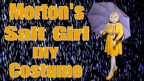 Morton's Salt Girl DIY costume & make up tutorial. This is Cal O'Ween !