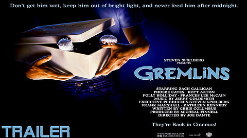 GREMLINS - OFFICIAL TRAILER - 1984