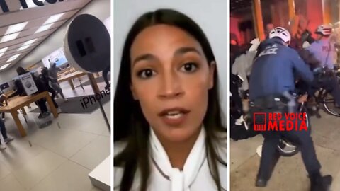 Chaos In Philly As Looters Steal AOC's 'Bread' From Apple And Lululemon