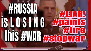 Lying About Russia Will KILL Millions in Ukraine #Ww3 General WokeAss Milley