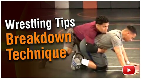 Wrestling Tips and Techniques - Top man’s Breakdown featuring Coach Bobby DeBerry