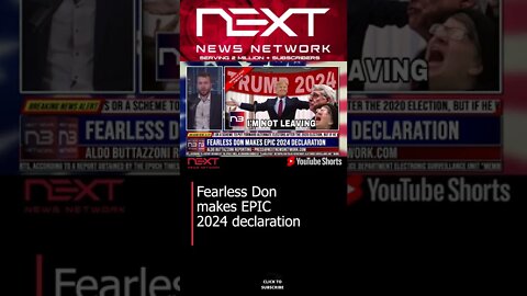 Fearless Don makes EPIC 2024 declaration #shorts