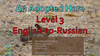 An Adopted Hare: Level 3 - English-to-Russian