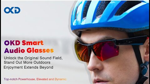 OKD: World 1st Audio Cycling Glasses with Hall Switch